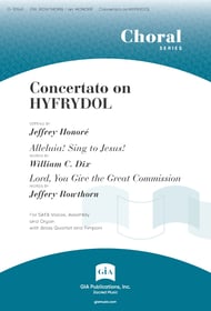Concertato on Hyfrydol SATB choral sheet music cover Thumbnail